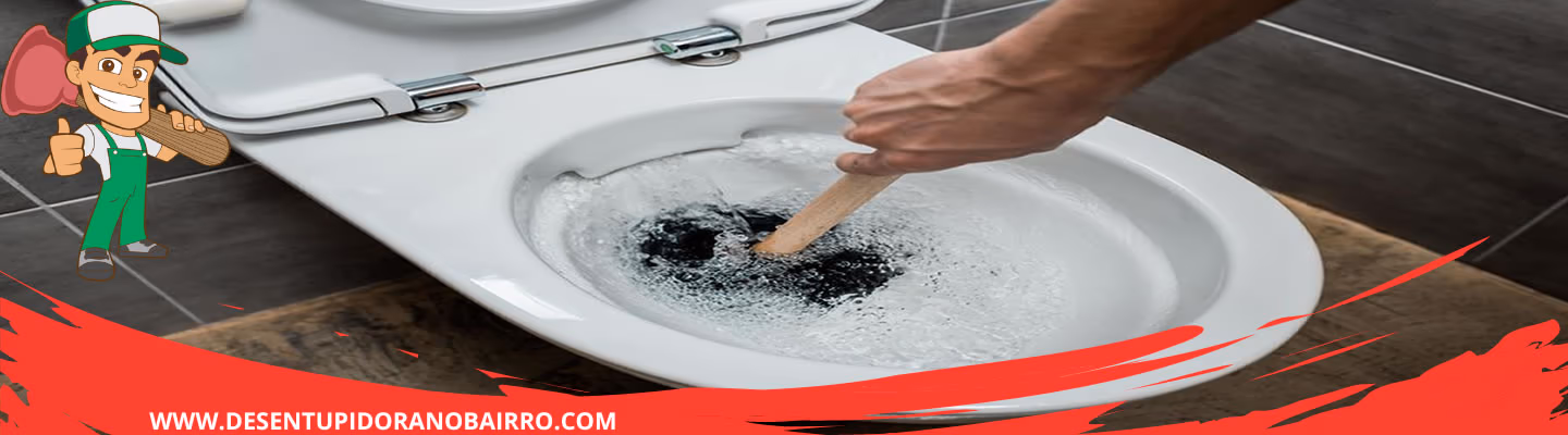 Como desentupir vaso sanitário com fezes