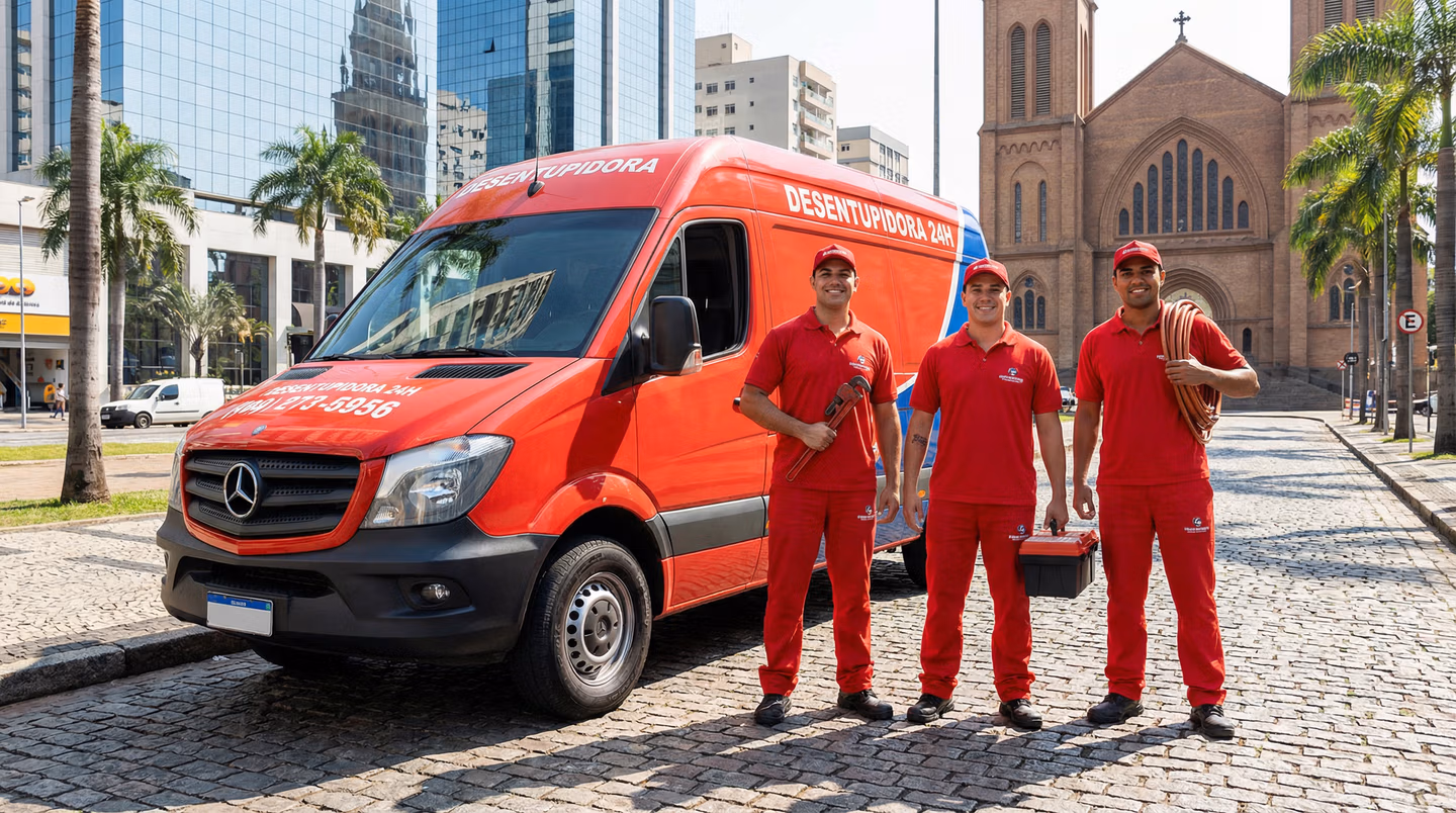 Equipe de Desentupidora na Campinas SP
