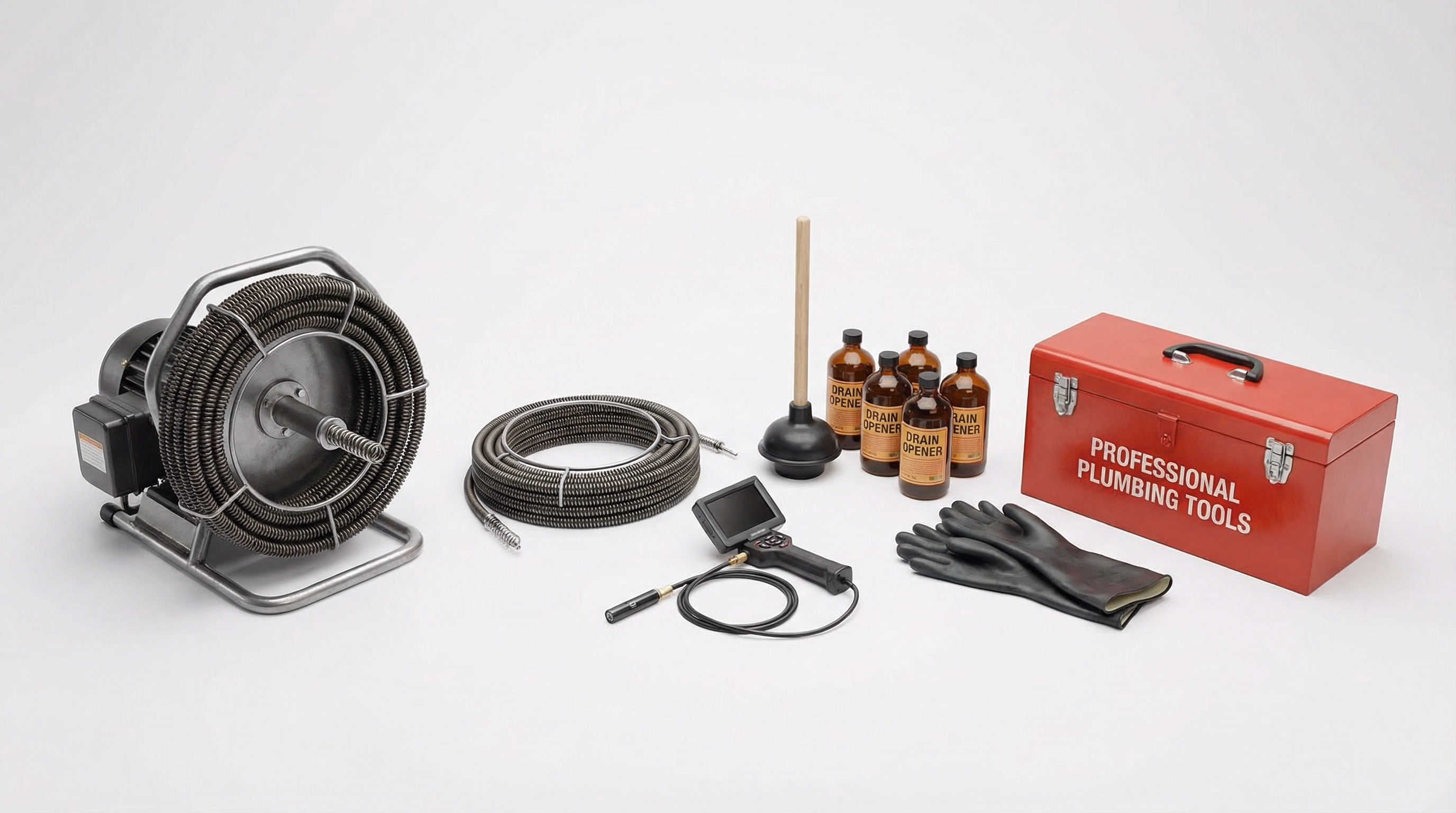 Equipamentos profissionais para desentupimento de dreno