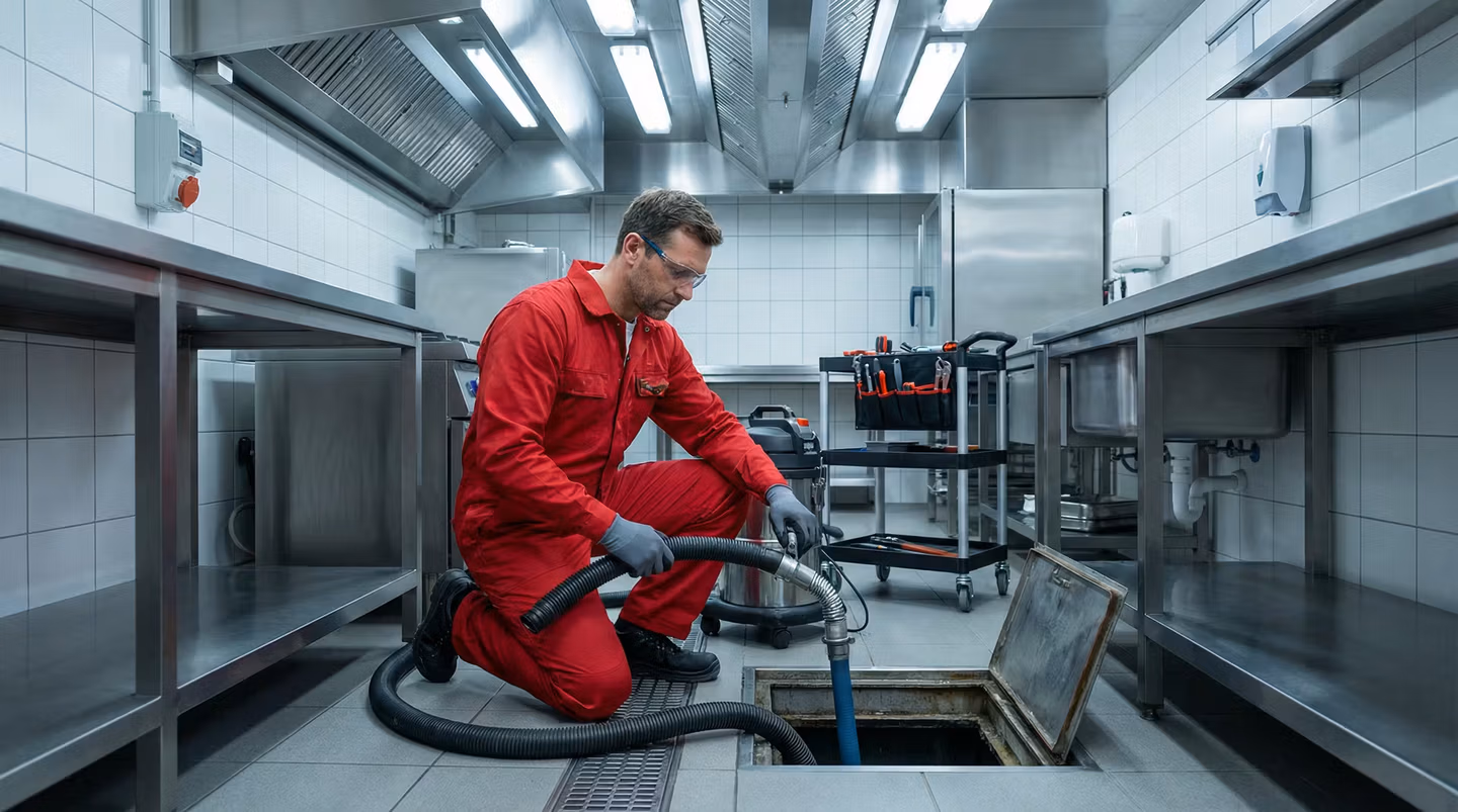 Limpeza de Caixa de Gordura